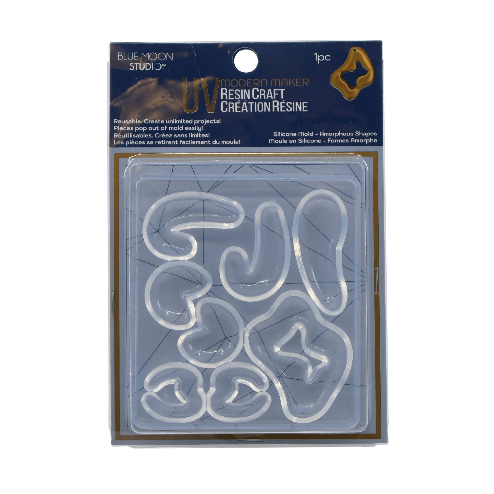 Blue Moon Studio™ UV Resin Craft Amorphous Shapes Mold